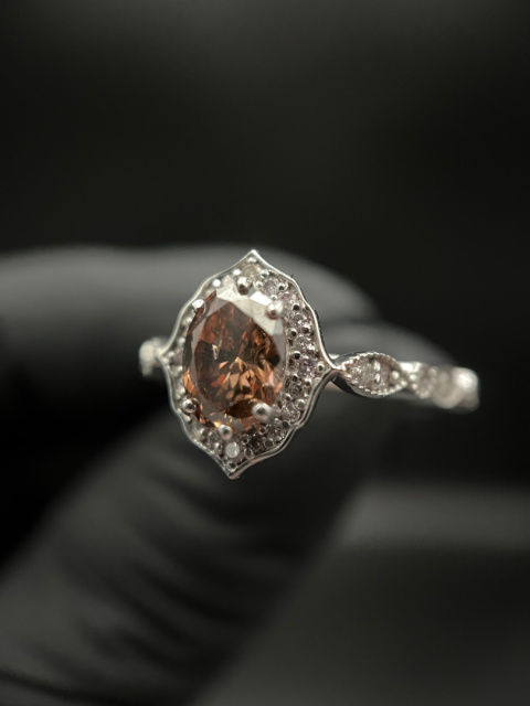 Pierścionek 0,93ct + 0,35ct Pierścionek 0,93ct + 0,35ct
