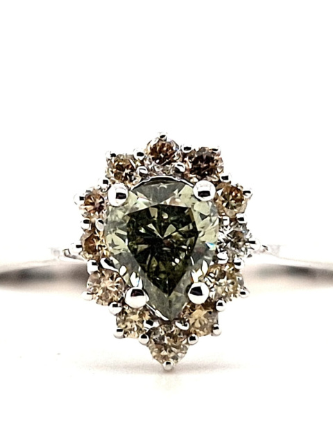Pierścionek 0,48ct + 0,13ct Pierścionek 0,48ct + 0,13ct
