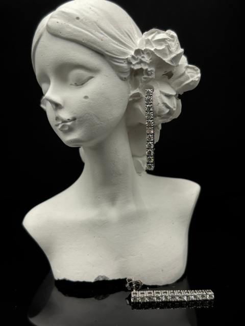 Kolczyki tenisowe 1,10ct