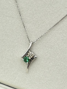 Naszyjnik 0,19ct + 0,14ct