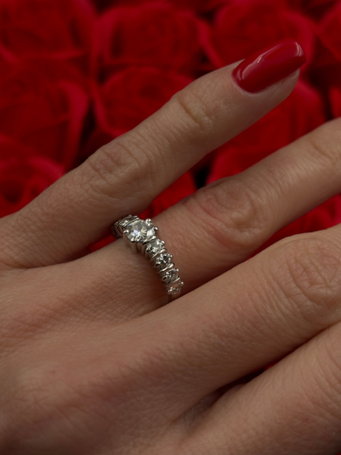 Pierścionek 0,54ct + 0,80ct Pierścionek 0,54ct + 0,80ct