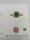 Pierścionek 1,45ct + 0,19ct