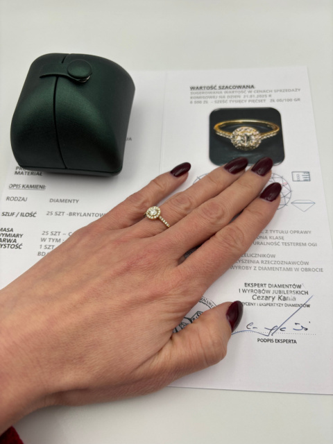Pierścionek 0,66ct Pierścionek 0,66ct