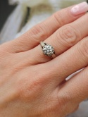 Pierścionek 0,58ct