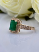 Pierścionek 1,45ct + 0,19ct