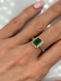 Pierścionek 1,45ct + 0,19ct