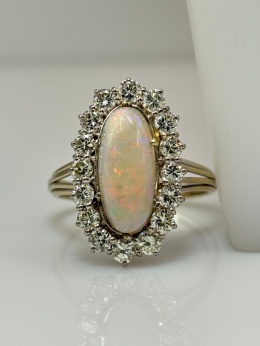 Pierścionek 2,10ct + 1,60ct