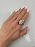 Pierścionek 2,10ct + 1,60ct