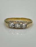 Pierścionek z diamentami 0,75ct