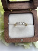 Pierścionek z diamentami 0,75ct