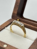 Pierścionek z diamentami 0,75ct