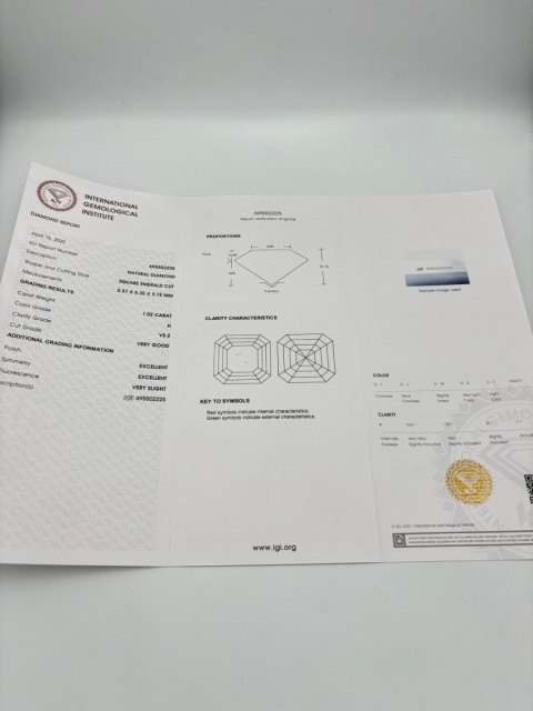 Zawieszka 1,02ct H/VS2