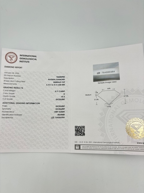 Zawieszka 0,71ct H/VS2