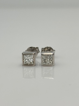 Kolczyki 0,80ct H/VVS1