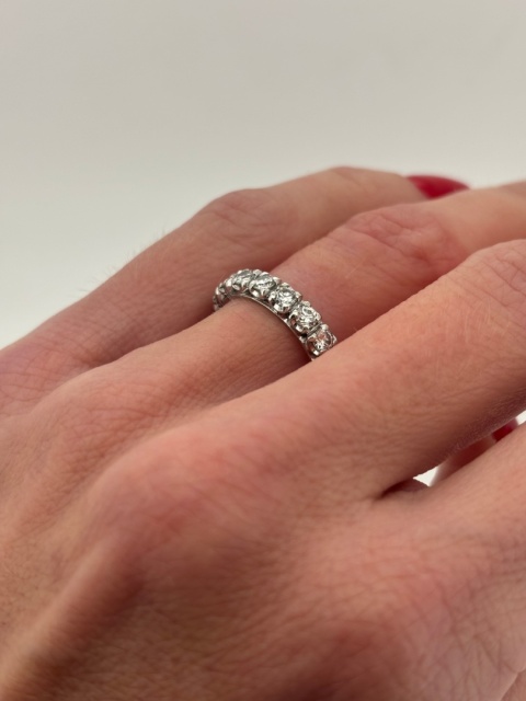 Obrączka / Eternity 1,26ct