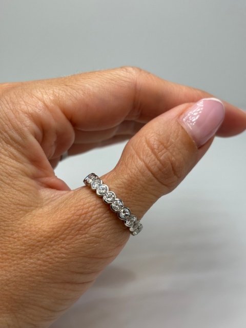 Obrączka / Eternity 2,42ct