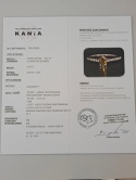 Pierścionek 0,62ct + 0,12ct