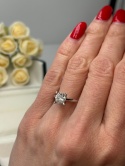 Pierścionek 1,07ct H/VVS1